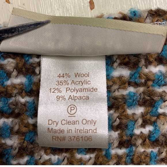 Boyne Valley Weavers : wool blend knit scarf - Picture 8 of 10